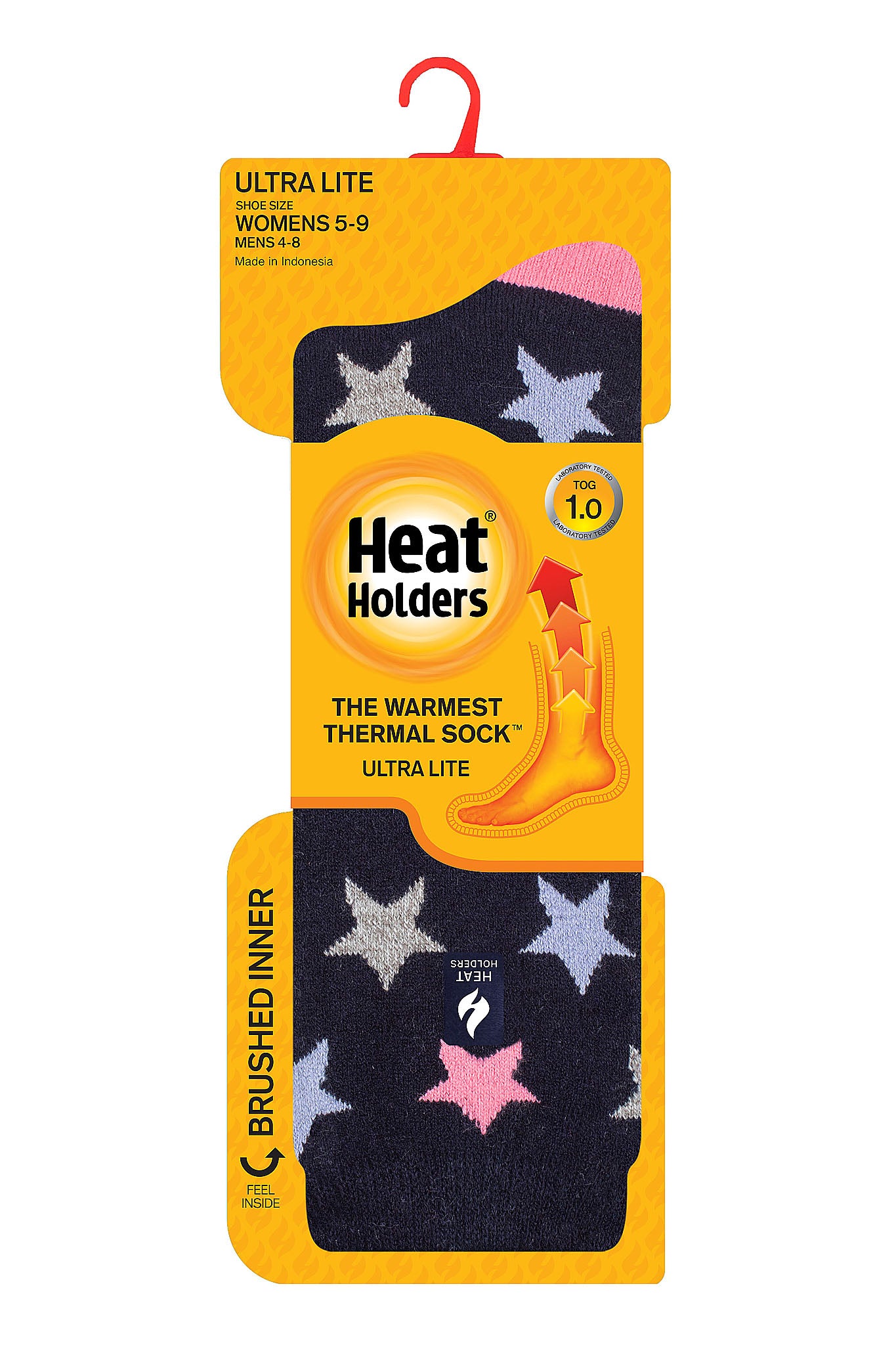 Heat Holders® Women's Cosmos Ultra Lite™ Twist Star Crew Socks