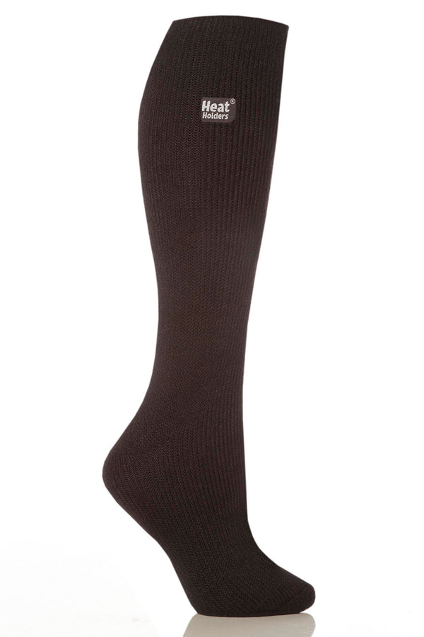 SockShop Heat Holders Socks Black / Yellow Size 4-8 - Screwfix
