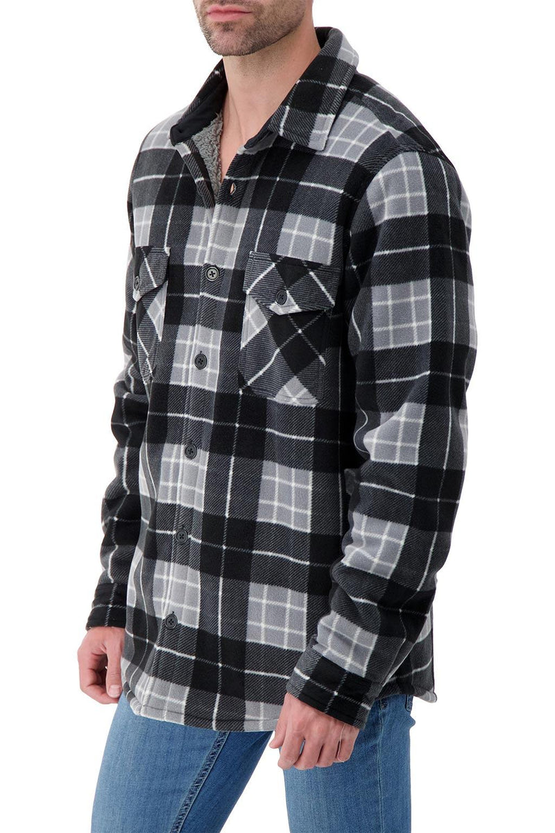 Mens Comfortable Flannel Shirts Soft Plaid Shirt Jackets Stylish Fall  Winter Coat Slim Fit Outfit for Outdoor Work 