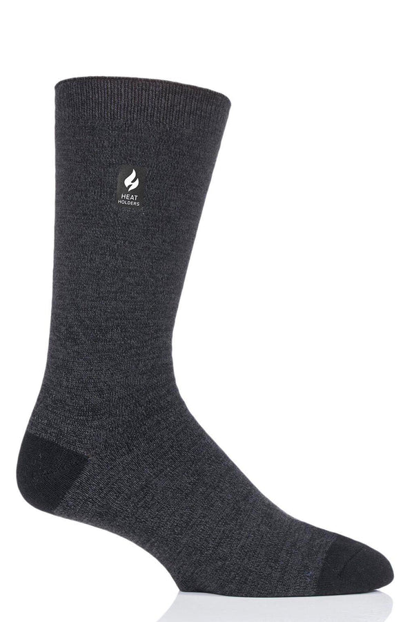 Heat Holders Men's Ankle Socks, Size: 4, Blue